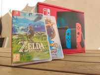 Nintendo switch+ 2 jogos