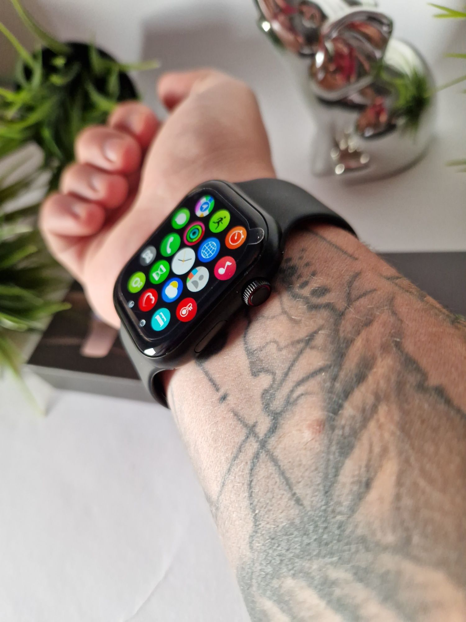 Smartwatch pełny, nowy komplet mikrowear 9