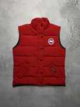 Kamizelka Canada Goose Puffer Gilet Red Mens Down Vest Freestyle Crew