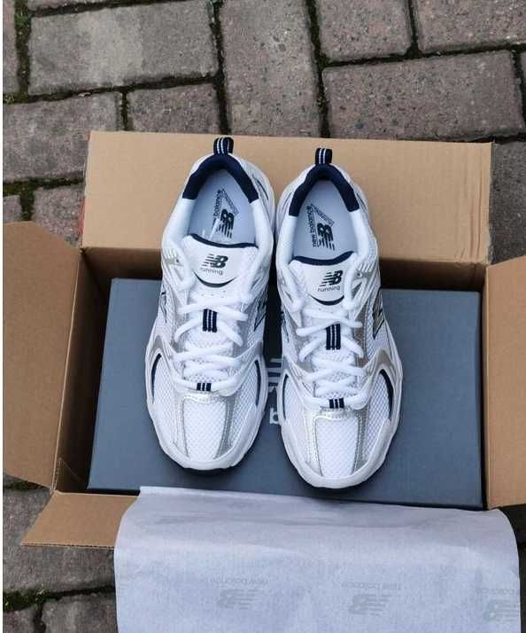 New Balance_530_white Moda_Buty_Mokasyny Mokasyny R.39.5