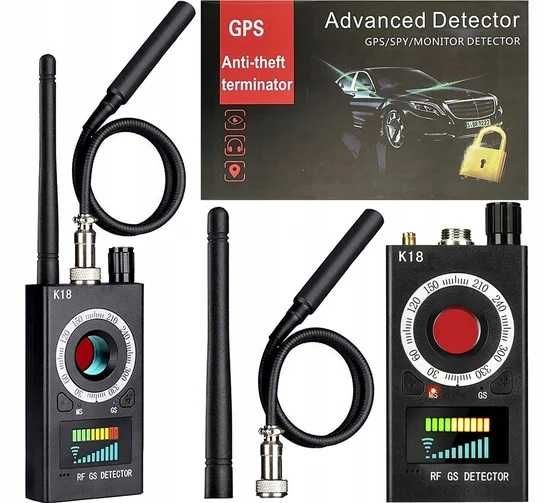 Profesjonalny wykrywacz kamer lokalizatorów gps podsłuch nowość