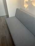 SALSTAD Ikea Sofa 3-osobowa, rozkładana, Knisa jasnoszary