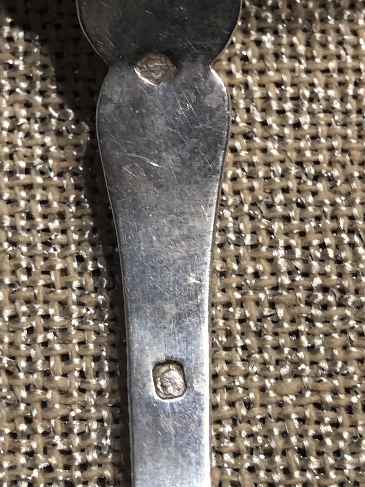 Łyżka srebrna przesiewowa Pr 950 Minerva - CHarles 1891 r