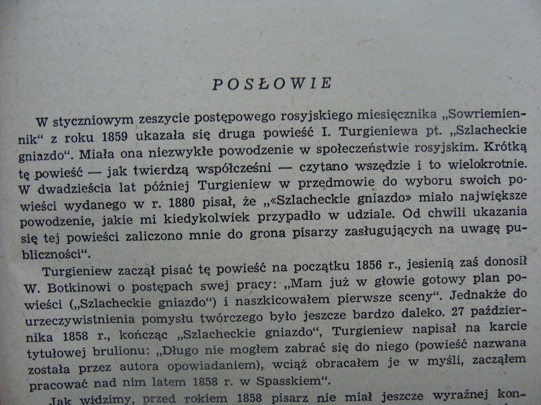 Szlacheckie gniazdo - Iwan Turgieniew