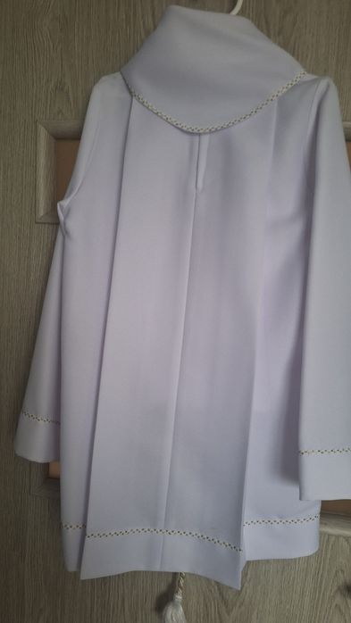 Strój komunijny 140 alba chłopięca spodnie