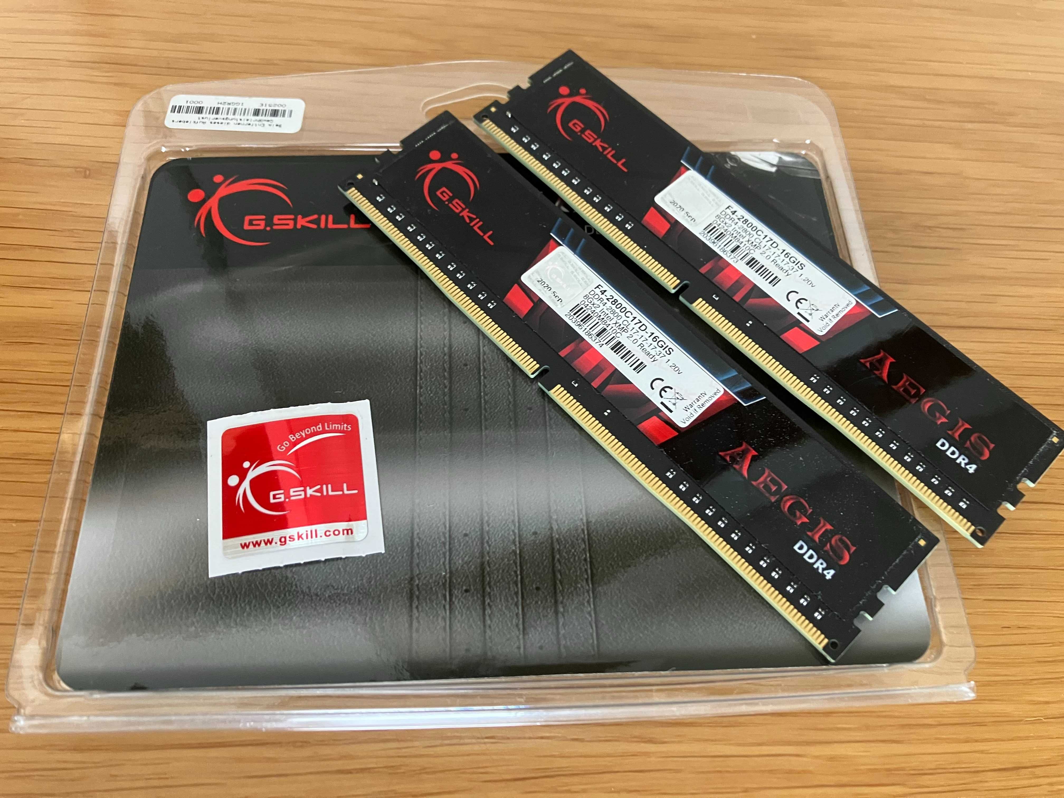 16 GB RAM G.Skill Aegis 2x 8GB DDR4 - 2800