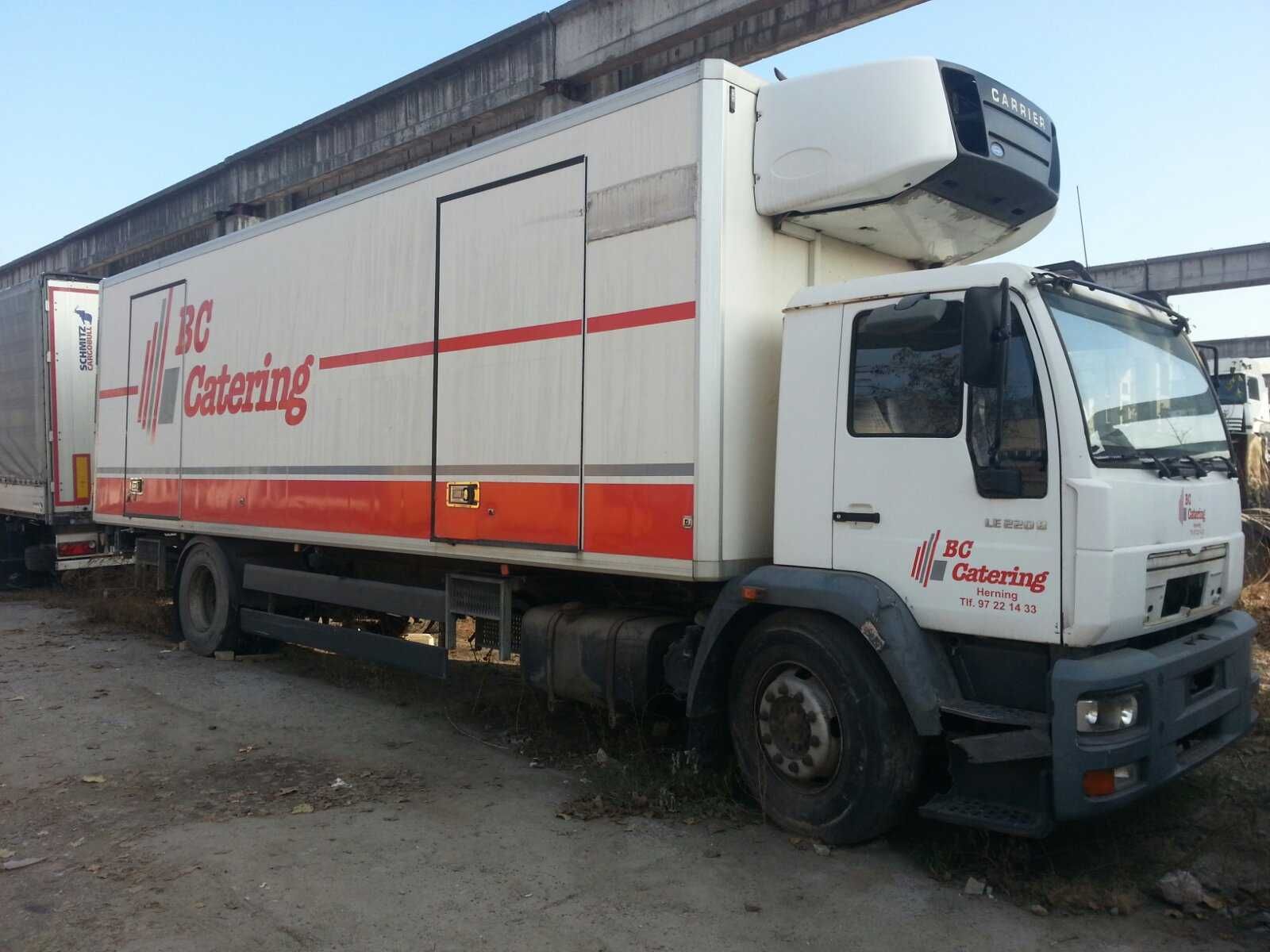 шассі MAN довга база стояла будка 8,3м
