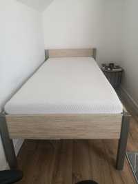 Łóżko komplet z materacem 90x200