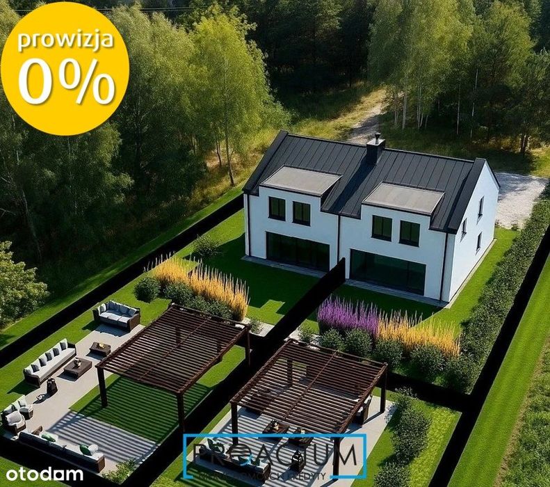 Nowy dom tuż pod Toruniem. 5 pokoi, 151 m2