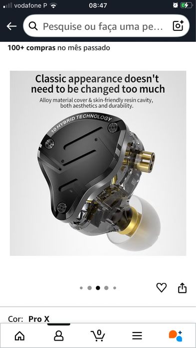 In ears monitor novos