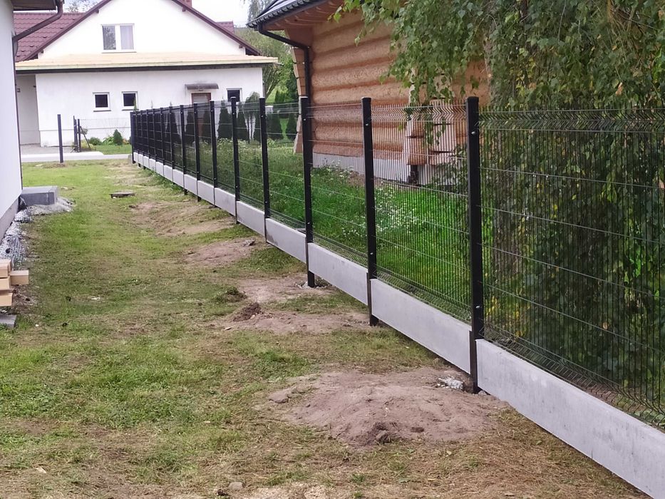 Kompletne Ogrodzenie Panelowe 153cm fi 4mm