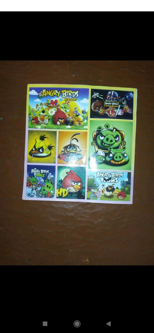 Angry birds наклейки