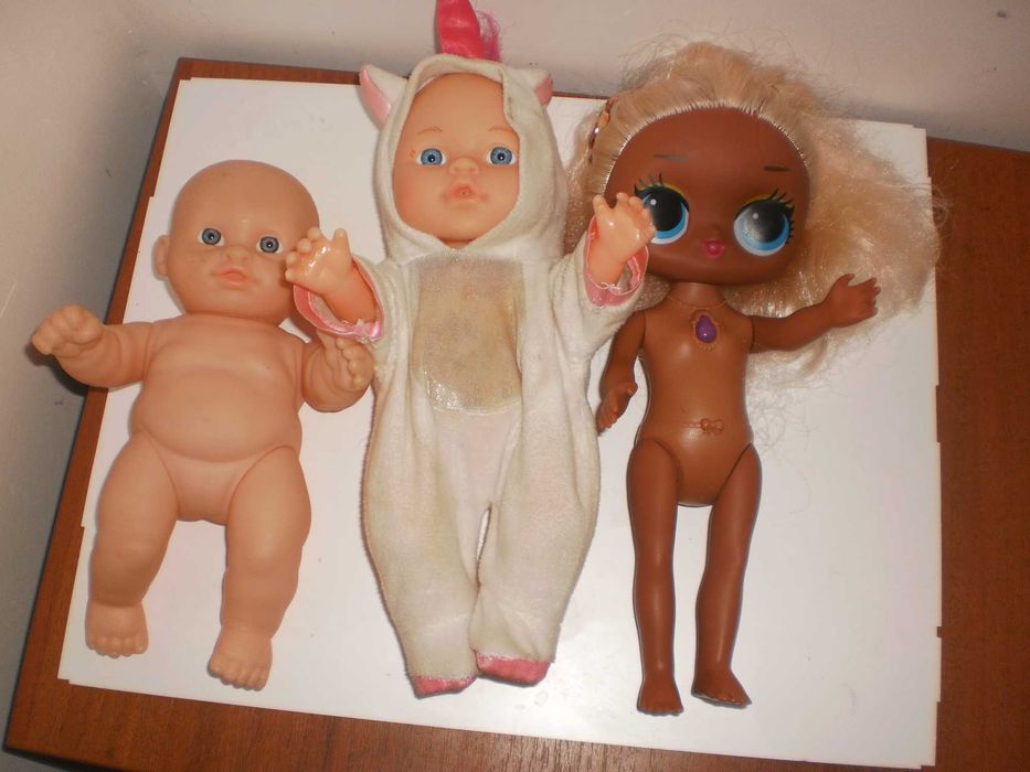 Две куклы Born и одна интерактивная кукла Lol одним лотом