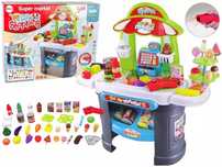 Zestaw supermarket z akcesoriami. Leantoys. Nowy Produkt