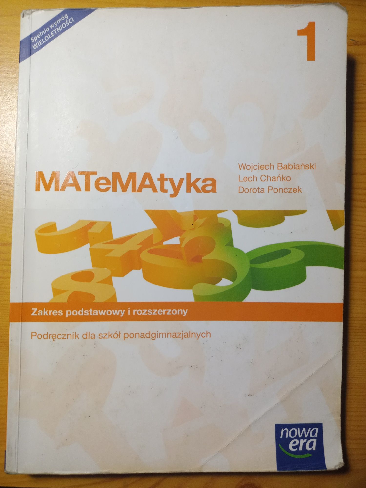 MATeMAtyka 1 - podręcznik do matematyki dla liceum i technikum