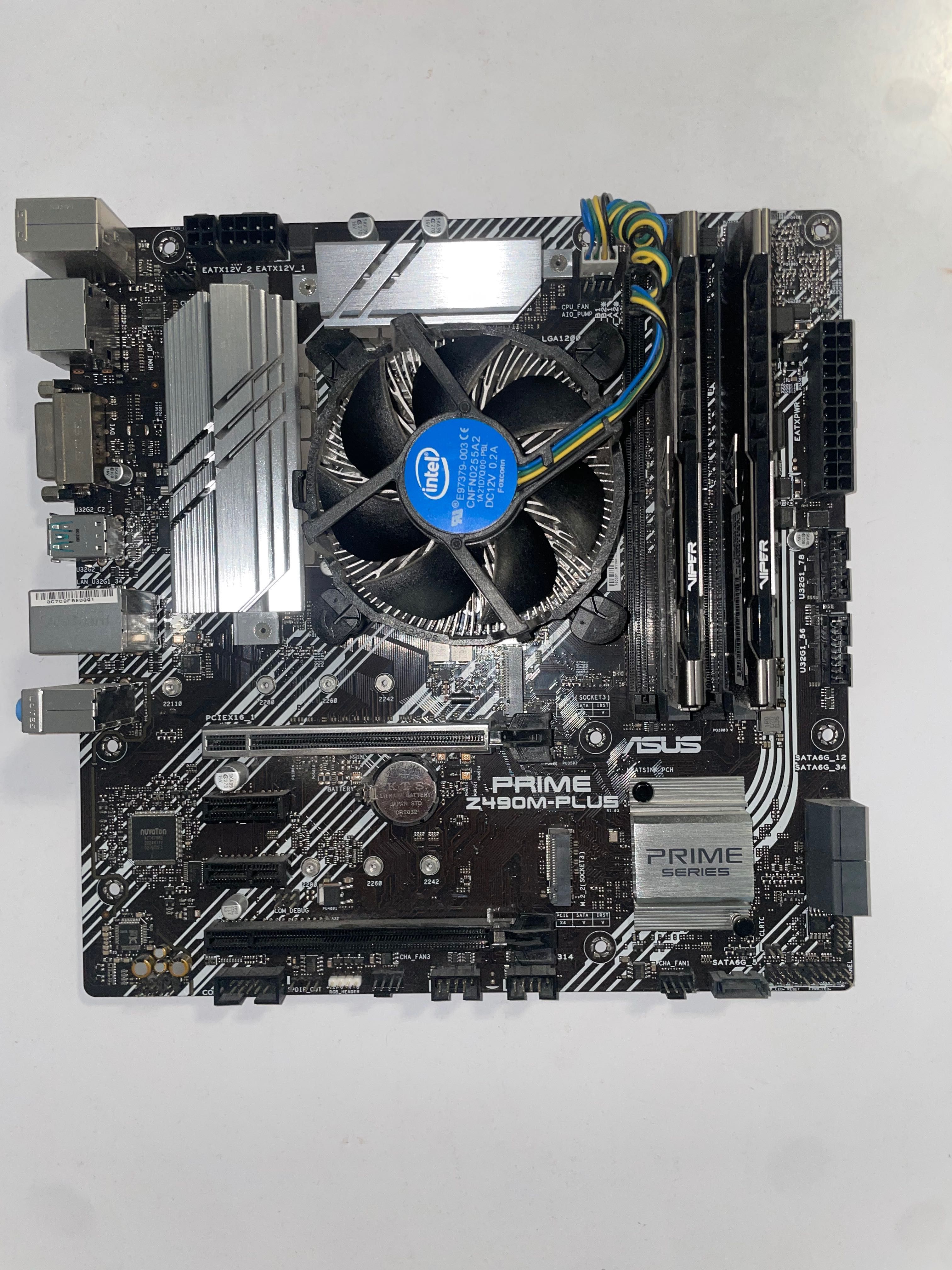 i5-10400 + Asus Z490 PRIME Plus + 16GB DDR4 Patriot Viper