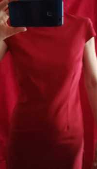 Czerwona sukienka w stylu azjatyckim z Femini rozmiar 36
