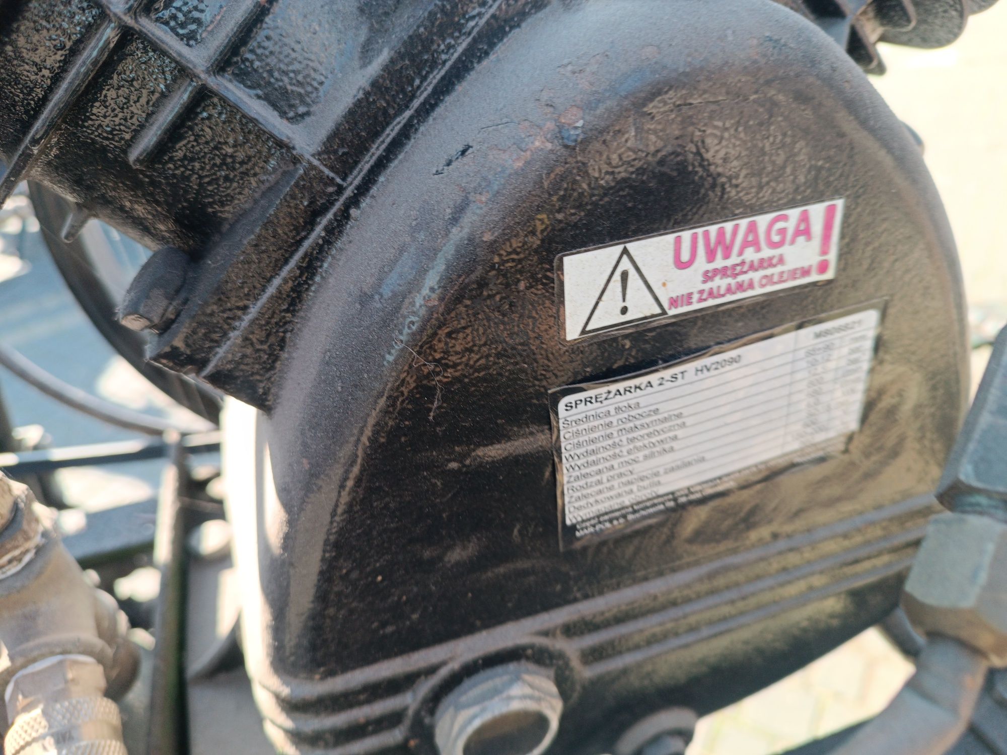 Kompresor sprężarka duża 250 l