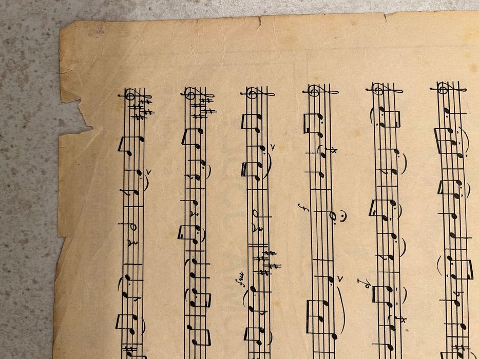 Zabytkowe nuty - “Szumią jodły” Arja Jontka z opery Halka Moniuszko