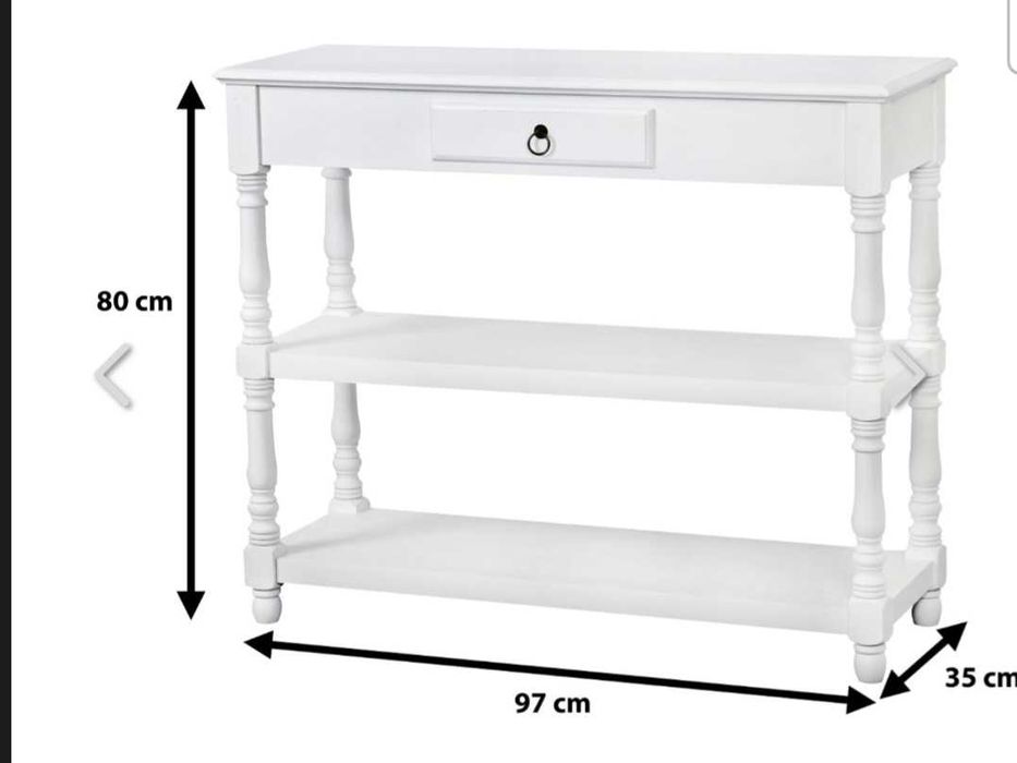 Konsola drewniana Loberon LATINA 80×97×35