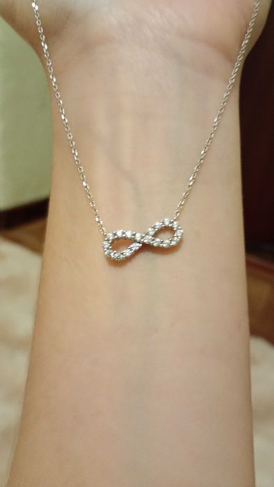 Кольє підвіска безкінечність срібло 925