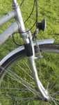 Suspensão 26" de bicicleta de cidade.