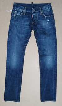 DSQUARED 2 roz. 44 pas 72 cm XS damskie spodnie jeans Premium Italy