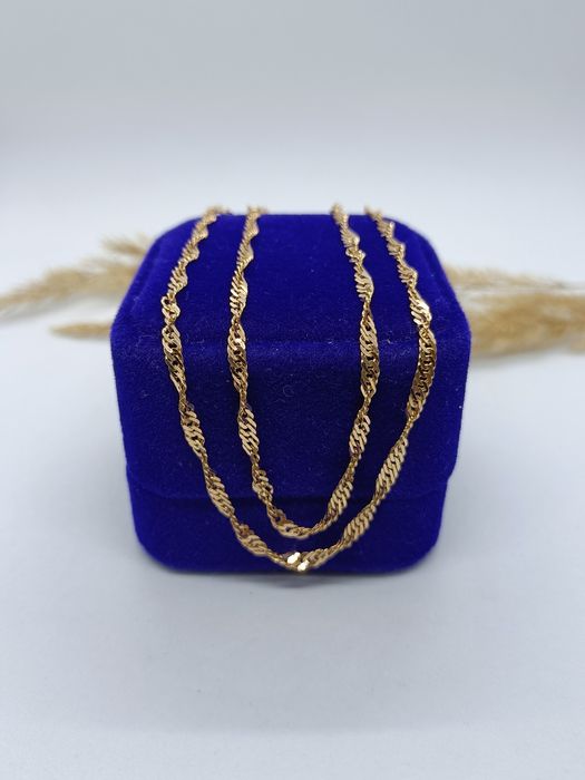 Klasyczny łańcuszek ze złota, złoto pr 585