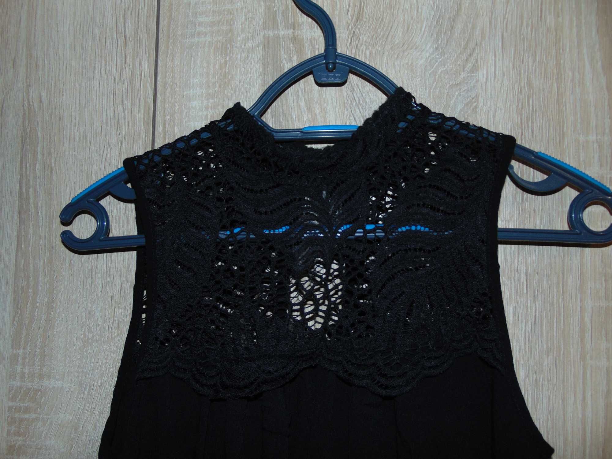 H&M - bluzka z koronkową górą - rozmiar 34