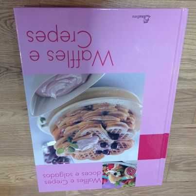 vendo livro waffles e crepes