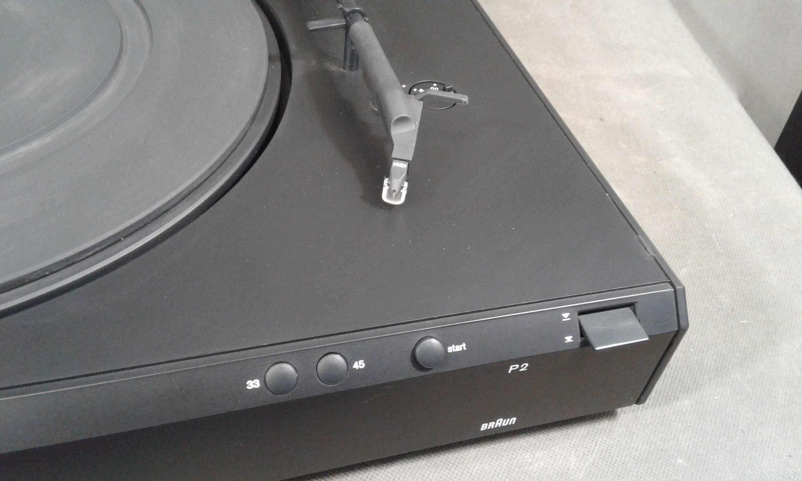 BRAUN P-2,gramofon stereo
