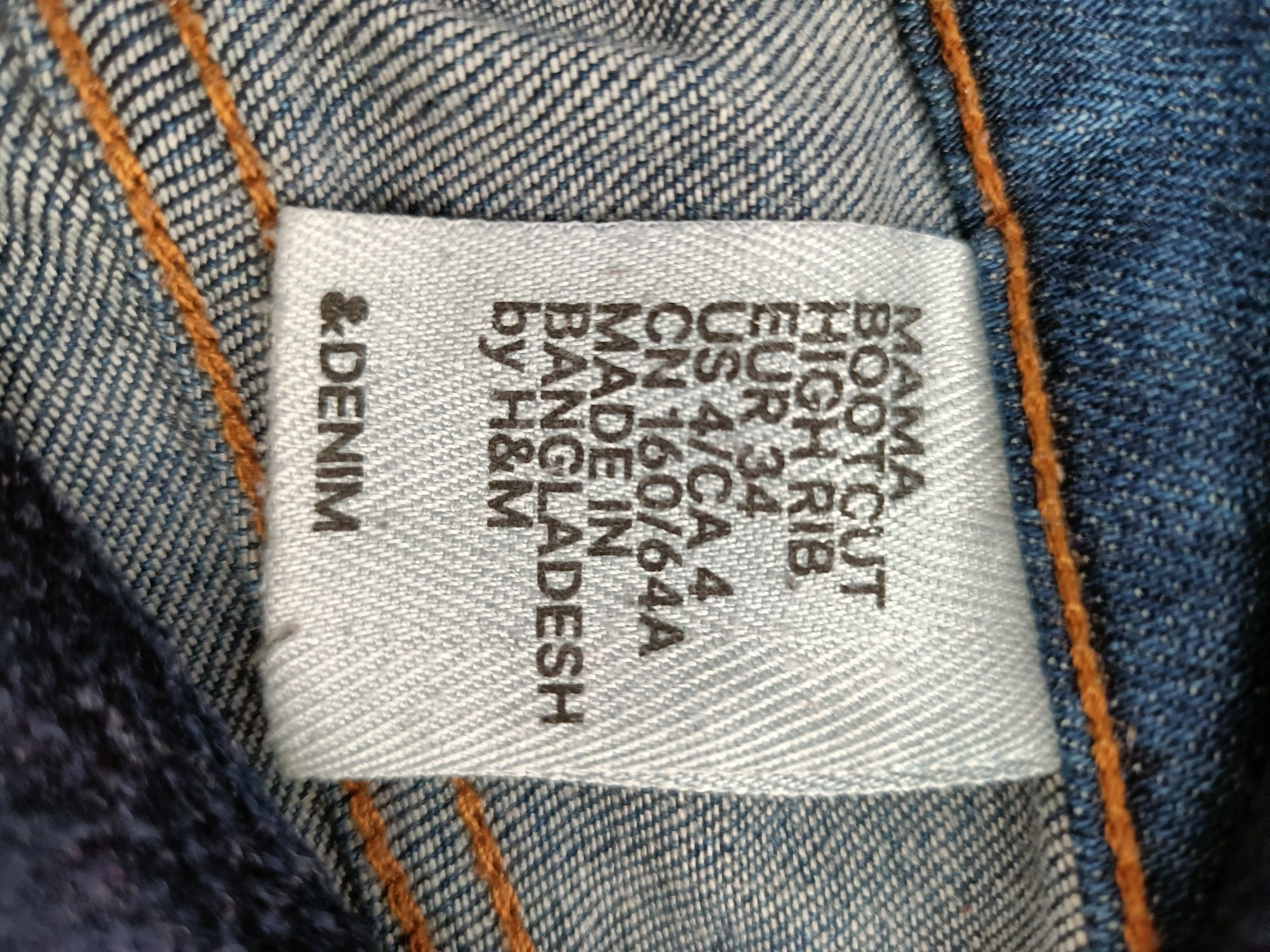 Spodnie jeansy ciążowe H&M rozm. 34