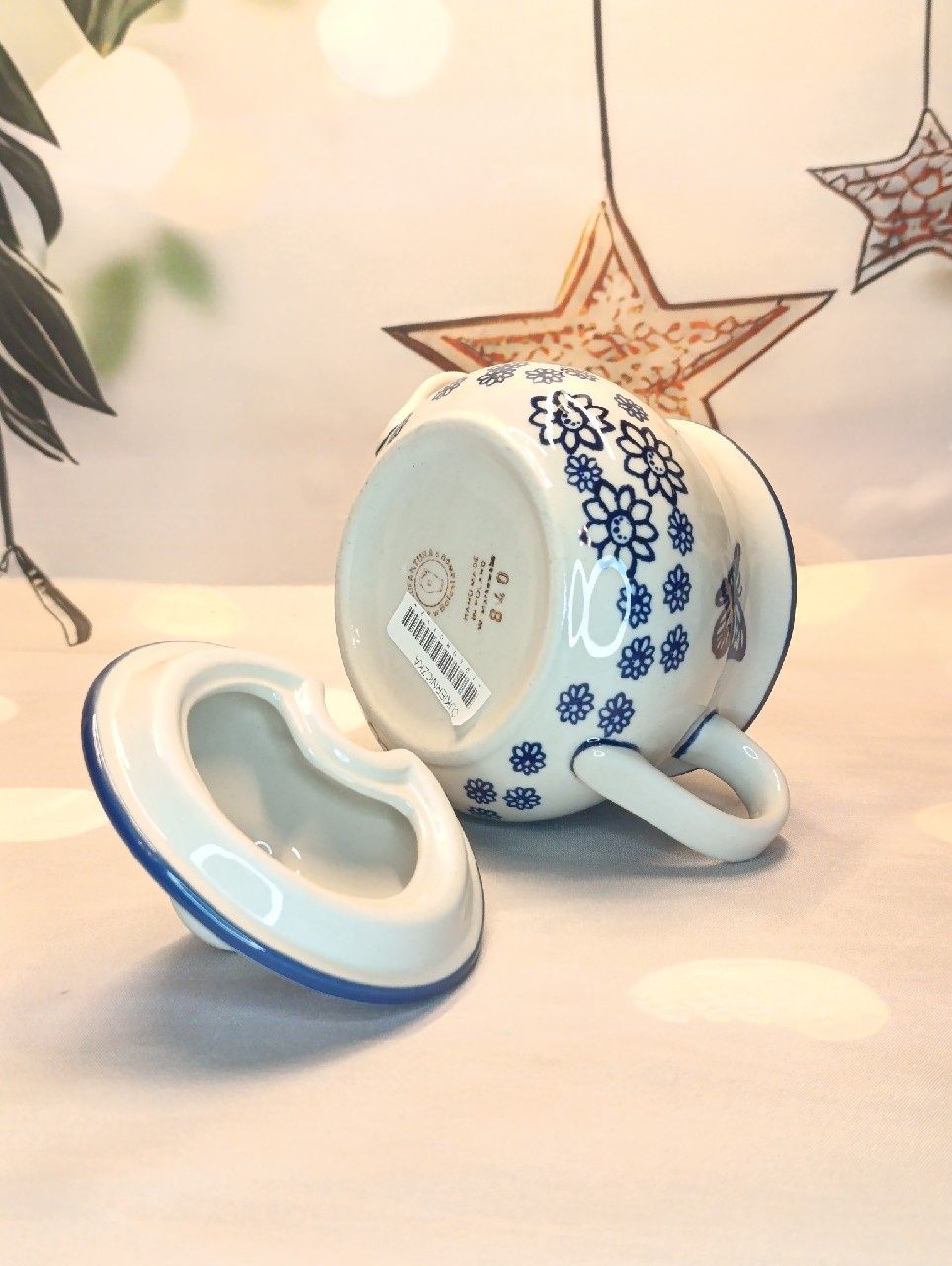 Cukiernica ceramiczna Bolesławiec 350ml ceramika Bolesławiec