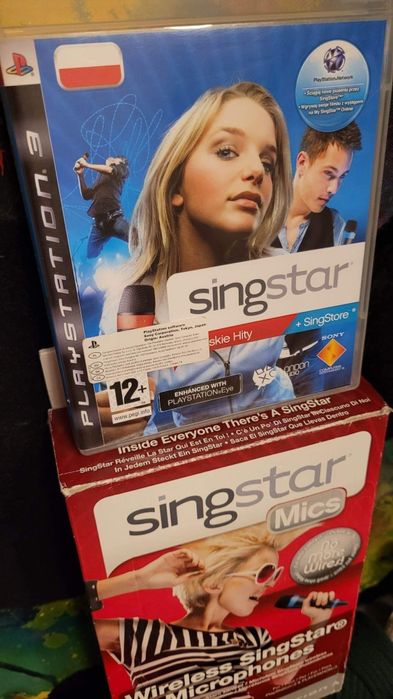 Zestaw świąteczny Singstar Polskie Hity + mikrofony bezprzewodowe Łódź