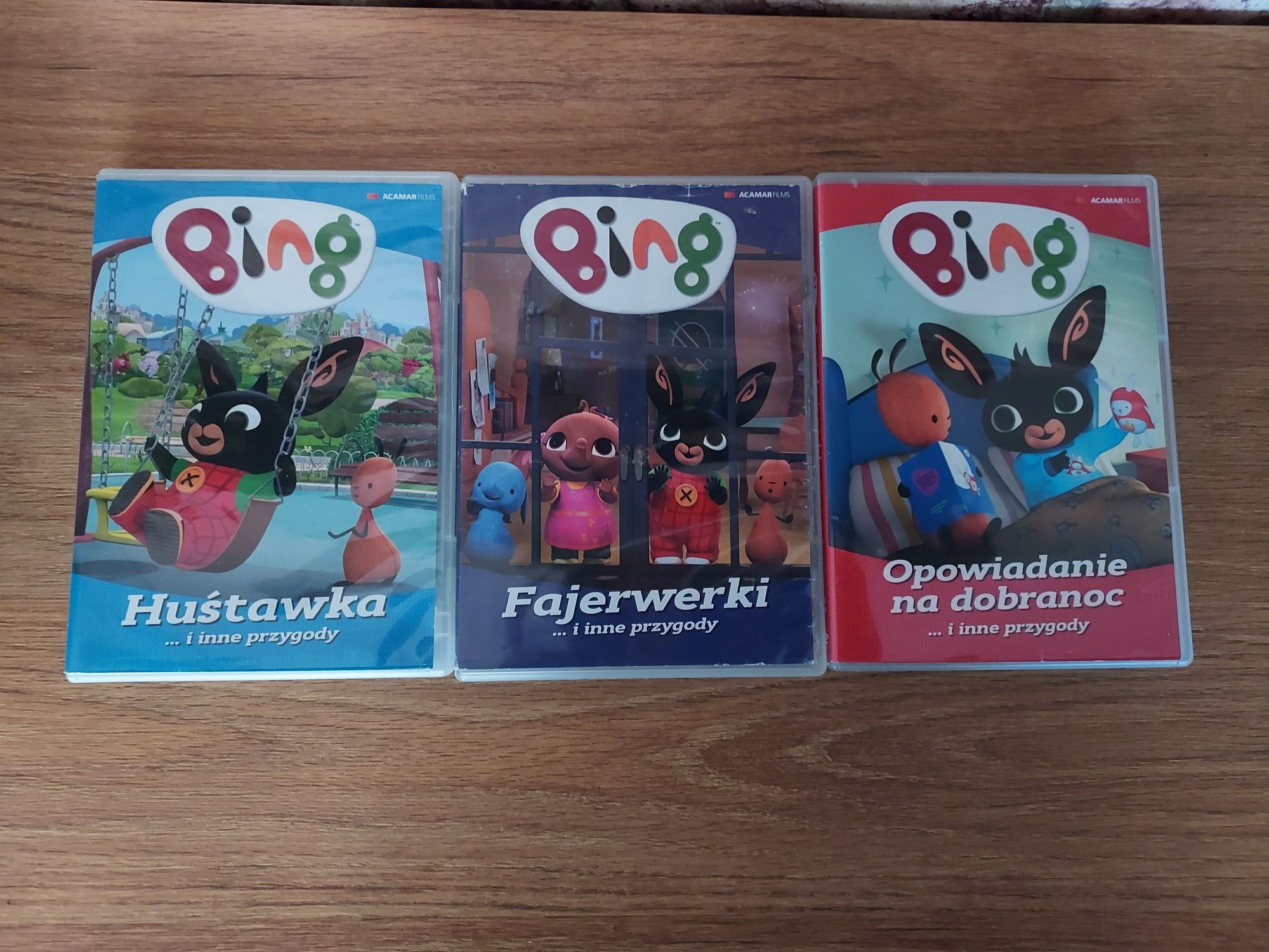 Bing bajka dla dzieci DVD Hustawka,Fajerwerki, Opowiadanie na dobranoc