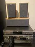 Yamaha rx v 440 rds + dvd s 540. 3 glosniki Eltax universe. Bez kolumn