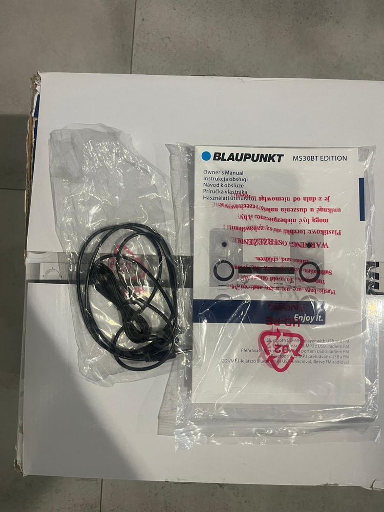 Wieża Blaupunkt  MS30BT bluetooth usb cd radio aux