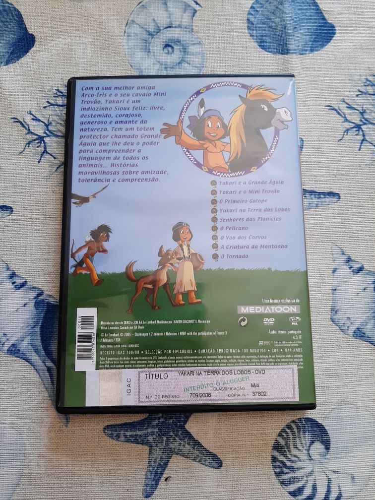 Filme DVD Yakari na terra dos lobos