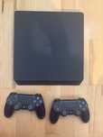 Playstation 4 Slim + dwa pady Dualschock 4
