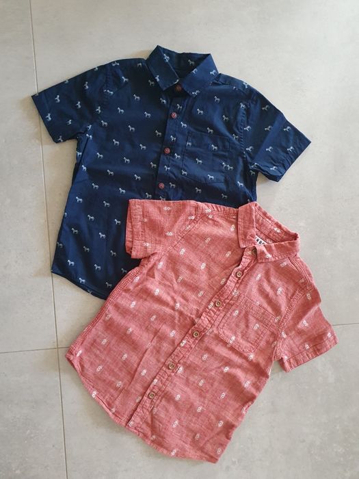 Koszula 2szt z krótkim rękawem 6 lat r.116 Urban Boys Next