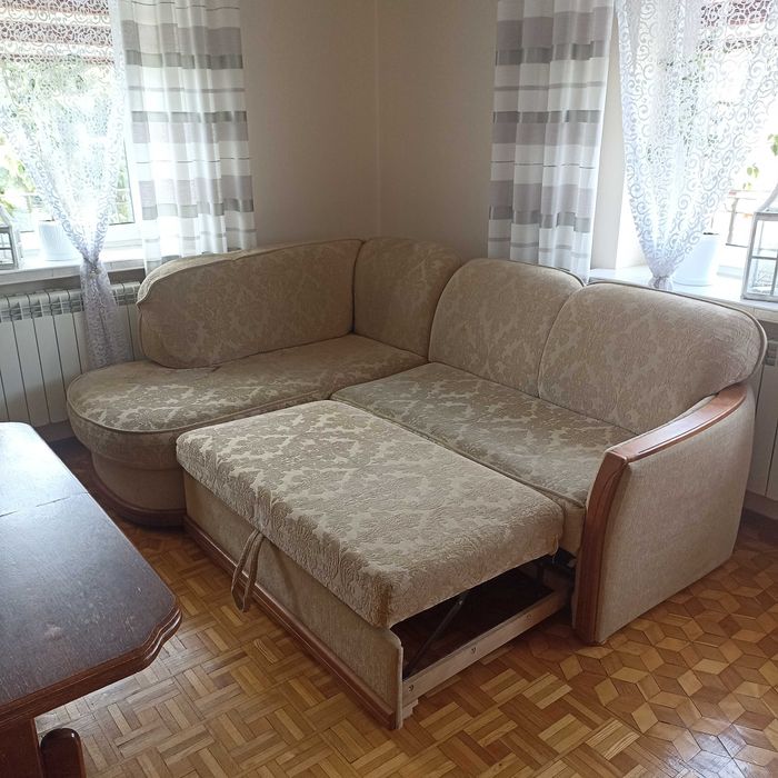 Narożnik z funkcją spania