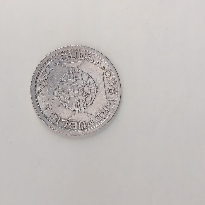 moeda prata 5.00 Mocambique 1960