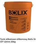 Biały Tynki elewacyjne Biały  – Bolix (silikatowy) i Ceresit (silikon