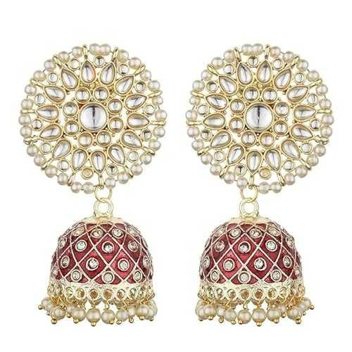 Brincos Pearl Jhumka – Elegância em Deslumbrantes!