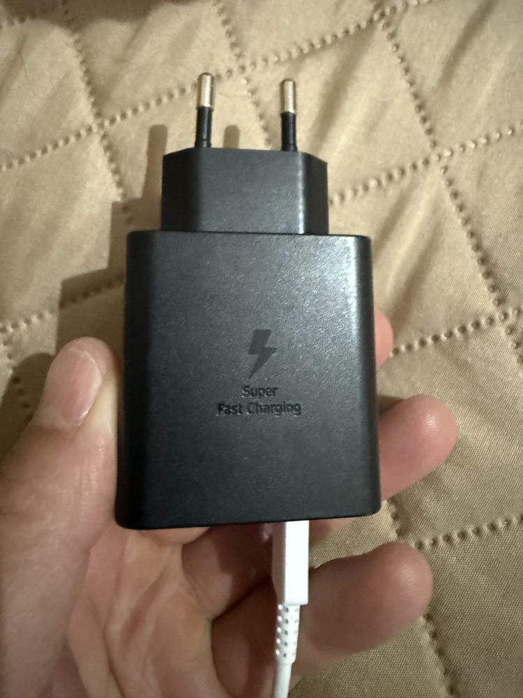 Carregador super fast charging samsung 35w + cabo samsung