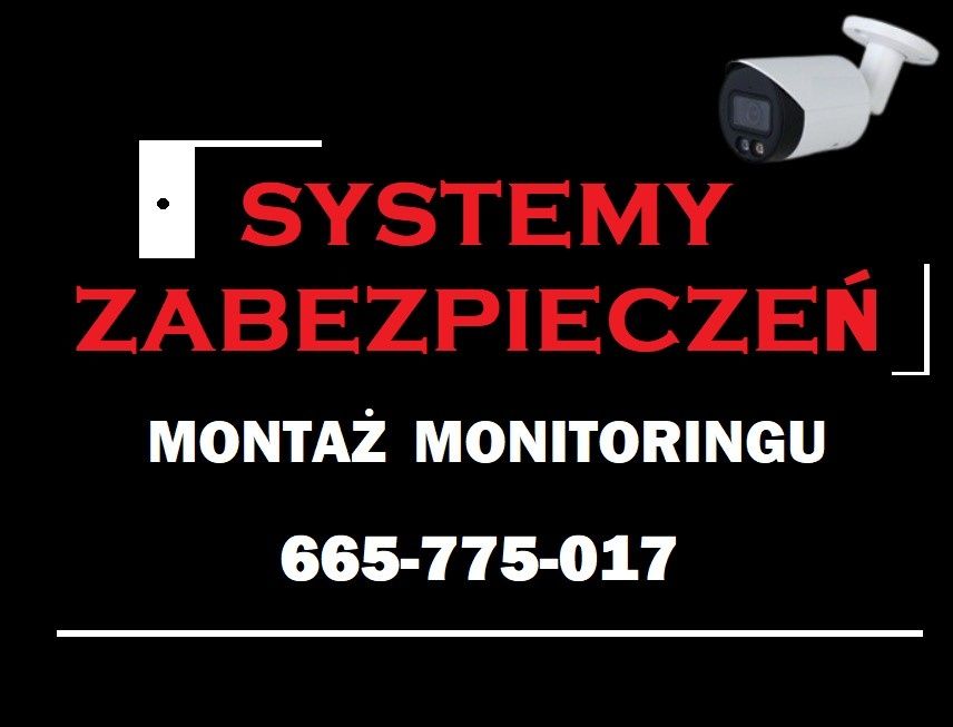 Instalacja oraz montaż kamer monitoringu