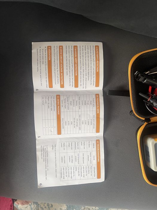 Мультиметр для солничних панелей