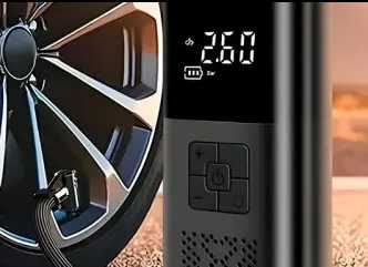 Автомобильный компрессор  портативный с  монитором 12 В