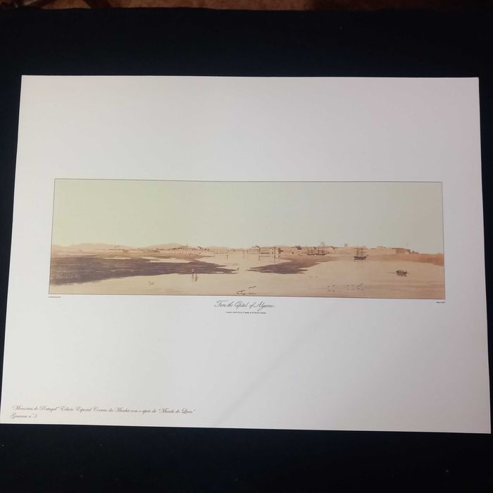 Gravura cidade de Faro