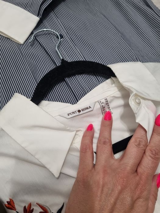 Zestaw ubrań L XL koszula bluza czekoladowa